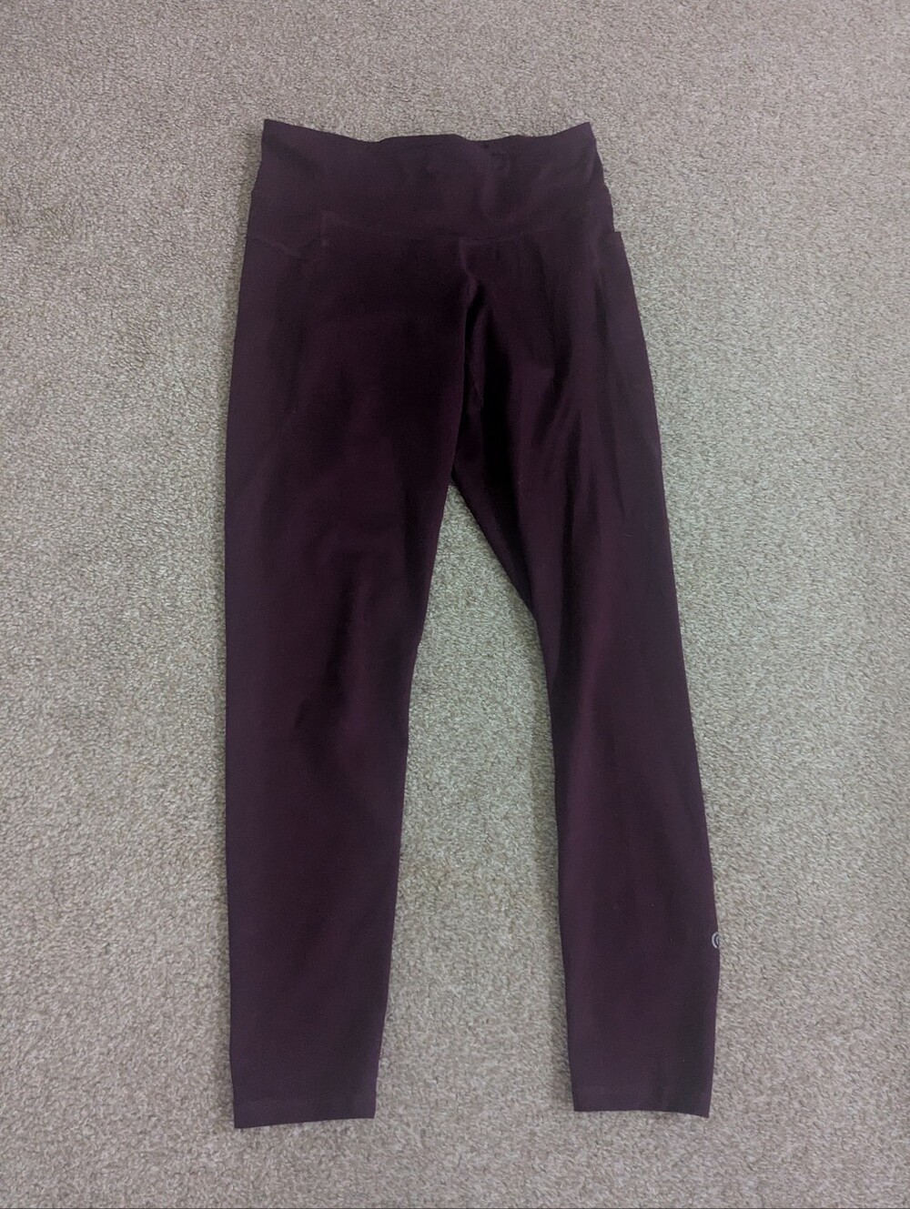 Target Cropped Burgundy Leggings